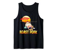 Rôti Porc fumant Cochon sur la Plage pour Barbecue Débardeur