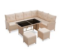 Rotin Lounge Manacor Crème, sable