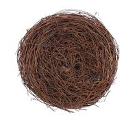 Rotin pour oiseaux fait à la main Design naturel et respirant | Support décoratif pour œufs chaud rustique pour jardin, décoration de Pas