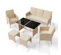 Rotin Salon Turin Crème / Sable