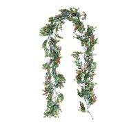 Rotin vert artificiel, 15 cm, décoration vive réglable | Guirlande de pin, décorations pour maison, intérieur, extérieur, ferme, cour, Noël, vacances, famille, amis, fête de mariage
