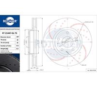 ROTINGER 2x Disque de Frein Avant Ø297 De MM pour Mazda CX-5 Ke Gh 2.2 D 2.0 6