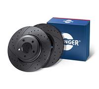 ROTINGER Rotors de disque de frein (essieu avant, Ensemble de 2 pièces) Avec revêtement anti-corrosion, RT 2954-GL T5