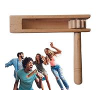 Rotins spinner en bois, jouets traditionnels matraca, jouets à rages à cliquet, jouets de bruit confortables pour les réunions de famille, les fêtes et les sports