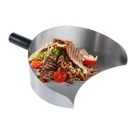 Rôtisserie portable - Spatule à viande - Bol à viande en acier inoxydable avec grande capacité - Convient pour rôtisserie, barbecue Shawarma, rôtissoire verticale