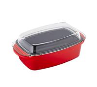 Rôtissoire 5 litres rouge Rôtissoire avec couvercle Rôtissoire à volaille