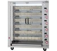 Rôtissoire à Gaz Professionnelle Haute Performance avec Broches Arilex Blanc G