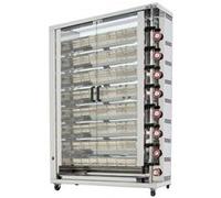 Rôtissoire à Gaz Professionnelle Haute Performance avec Broches Arilex Blanc G