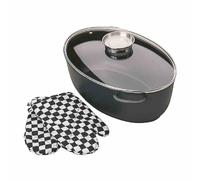 Karl Krüger 23042 Rôtissoire à oies en fonte d'aluminium Leipzig - 42 x 32 x 14 cm