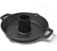 Rôtissoire à poulet en fonte 28cm - Support de rôtissoire pour barbecue et four pour rotir de poulet avec bière - volaille brochettes et plus encore - Chicken Roaster