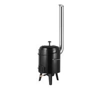 Rôtissoire BBQ Four - Pour les soupes, le poulet rôti & le bœuf braisé - Plaque en acier émaillé pour la cuisine en plein air - 21L