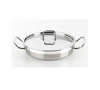 BRA Profesional | Faitout Bas avec Couvercle, 30 cm, Acier Inoxydable 18/10, Compatible Tous Feux Dont Induction