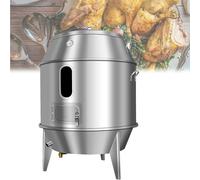 Rôtissoire commerciale for canard, four à gaz, charbon de bois, acier inoxydable avec jauge de température, fenêtre de visualisation for poulet, dinde, machine for restaurants et usines alimentaires