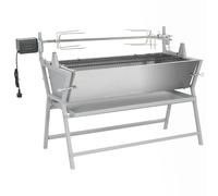 Draaispit barbecue ijzer en roestvrij staal41349 G