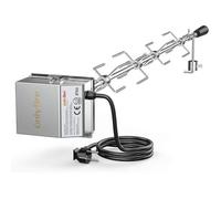 Rôtissoire - LAMPE DU PARFUMEUR - Kit universel 120 cm - Broche hex. 9x9 mm - Moteur 18,1 kg - Acier chromé