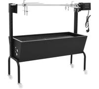Rôtissoire pour Barbecue - vidaXL - 49326 - Electrique - Acier inoxydable - Hauteur réglable
