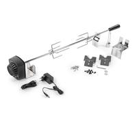 Fieldmann Rôtissoire pour BBQ FZG 9031 – Tournebroche électrique Inox 80 cm 230V Noir