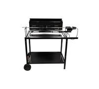 Somagic Barbecues Barbecue spécial rôtisserie MECHOUI Cuve en acier Noir 121,5x68x115,5cm