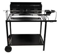 Somagic Barbecues Barbecue spécial rôtisserie MECHOUI Cuve en acier Noir 121,5x68x115,5cm