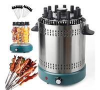 Rôtissoire Verticale Avec Réglage De La Température, 1200W Appareil À Kebab Rotatif Avec 12 Fourchettes, Appareil À Shawarma Rôtissoire, Pour La-Cuisine De Restaurant À Domicile