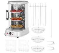 Rôtissoire verticale - ROYAL CATERING - RCGV-1800 - 1 800 W - 31 L - 160 °C