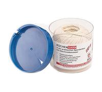 ROTIX Ficelle de cuisine Fil de cuisine Coton blanc dans boîte distributrice avec coupoir Boîte à cordon (150 m)