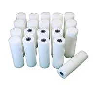 ROTIX Lot de 20 rouleaux de peinture, 10 cm, droites des deux côtés, pour surface lisse, rouleau de peinture en mousse (20)