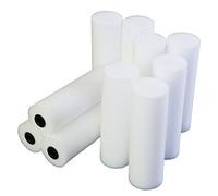 ROTIX Rouleau de peinture 10 cm - Mousse droite des deux côtés - Pour surface lisse - Rouleau en mousse (200)