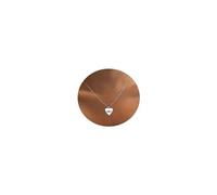 Rotnso Collier en plaqué or véritable 14 carats pour femme avec pendentif mauvais œil et diamant tendance et délicat, Laiton, Zircone cubique