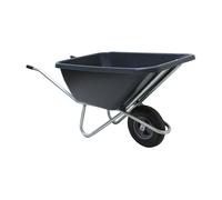 Roto Brouette de jardin en polyéthylène roue gonflée - 200 L à 350 L - 6648