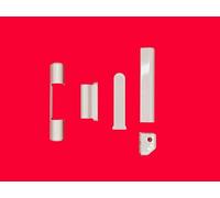 Roto Capuchons de recouvrement série NT en blanc côté bande K pour roulement d'angle, roulement de ciseaux, palier d'axer, bande d'angle (1 lot de 1 blanc)