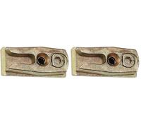 Roto Centro Plaque de fermeture Doré (Lot de 2)