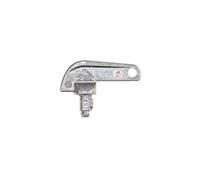 Roto Clé à douille pour verrouillage standard Argenté 4,3 x 2 x 3