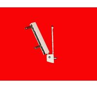 ROTO Joint d'angle de réparation pour fenêtre en plastique pour la série NX avec espacement des tenons de 54 mm et capuchons blancs K 6/130 263858 + 787208