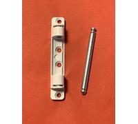 Roto NT/Centro Palier à ciseaux avec goupille d'axe côté ruban K (laqué blanc)