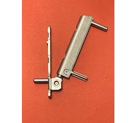 Roto Palier d'angle de la série NT et Centro / Roulement d'angle de réparation / bande d'angle pour fenêtres en bois et fenêtres en plastique / 70 mm (argenté)