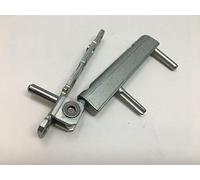 ROTO Roulement d'angle de réparation avec bande d'angle pour bois + ruban de réparation de fenêtre en PVC 6,5 mm