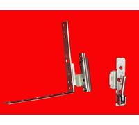 Roto Roulement d'angle E5 pour fenêtre en bois de la série Centro et NT 12/-9 en différentes versions (roulement d'angle E5 DIN à droite, sans guidage de rainure)