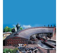 Rotonde 2 locomotives-N-1/160-FALLER 222118