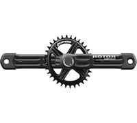 Rotor 2INpower pédalier avec capteur de puissance MTB DM Q-Rings noir