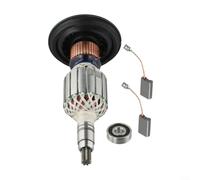 Rotor Anchor Pièces de rechange Armature, excellente conductivité Rotor Ancrage, avec brosse de carbone, roulement, pour Bosch marteau de démolition GBH10DE, pour GSH11E
