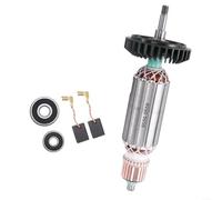 Rotor d'ancrage 515613-9 compatible avec 9556N 9557HN 9557NB 9558HN 9558NB 220V-240V Armature de rechange avec balais de carbone et roulements pour outils électriques