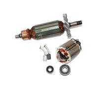 Rotor D'armature De Raboteuse Électrique D'arbre D'entraînement, Pièces De Brosse En Carbone De Roulement De Stator D'ancrage, Compatible For Makita, For N1900B 1900B(Full set)