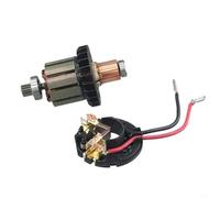 Rotor DDF482 Armature et porte-balais de carbone pour modèles Makita DDF482 - Pièce 619380-9 619583-5, remplacement pour HP482D DHP482RME XPH10