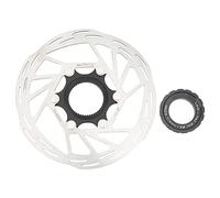 Rotor de Frein à Disque 140 mm OD 44 mm Distance du Trou 6 Boulons de Verrouillage Central en Acier Inoxydable Rotor de Frein à Disque de Vélo, VTT Accessoires de Modification de Rotors de Vélo
