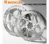 Rotor de frein à disque de vélo BUCKLOS 140 mm 160 mm 180 mm 203 mm, freins hydrauliques de vélo, rotor de dissipation de chaleur, rotors de vélo de route VTT 140MM-2PC