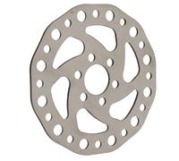 Rotor de Frein à Disque de Vélo de 100 Mm en Acier, 6 Trous, Pièces de Rechange pour VTT, Accessoires de Vélo de route. Performance Constante du Rotor à Disque de 100 Mm. Disque