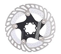 Rotor de frein à disque noir, gravure CNC, fraisage, marquage anodisé, accessoires de vélo pour vélo de montagne