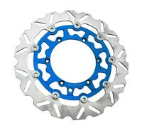 Rotor de Frein Adaptateur de support d'étrier de frein avant 320 mm 260 mm pour XC XCF XCW SX SXF EXC EXCF Six Days 125-500(320mm Blue Disk)