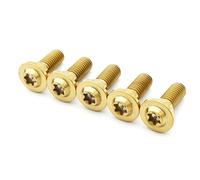 Rotor de Frein Boulons de fixation de disque de frein M6 x 20-5 mm pour HONDA, pour YAMAHA, pour SUZUKI, pour BMW, pour KAWASAKI(5PS Blue)